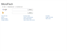 Tablet Screenshot of microfisch.com